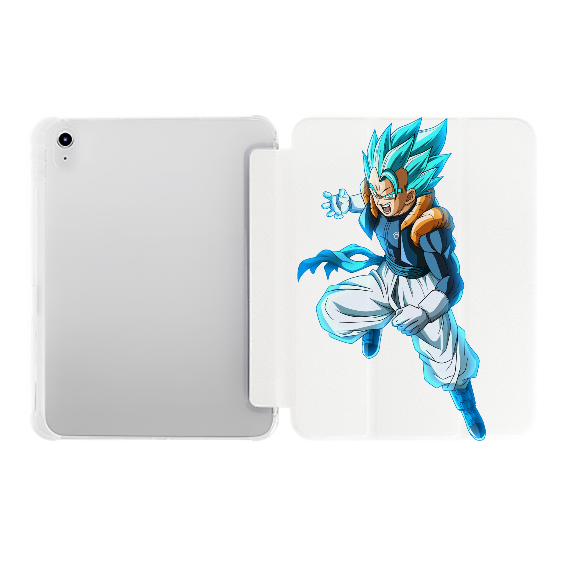 （画像用） ドラゴンボール ベジータ四世（Bejīta Yonsei）DRAGON BALL Vegeta IV IPad ケース ペン収納付き 三つ折りスタンド PUレザー×シリコン 対応機種9.5/10.5/10.9インチ